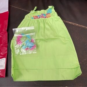 American Girl Beach Floral Embroidered Dress